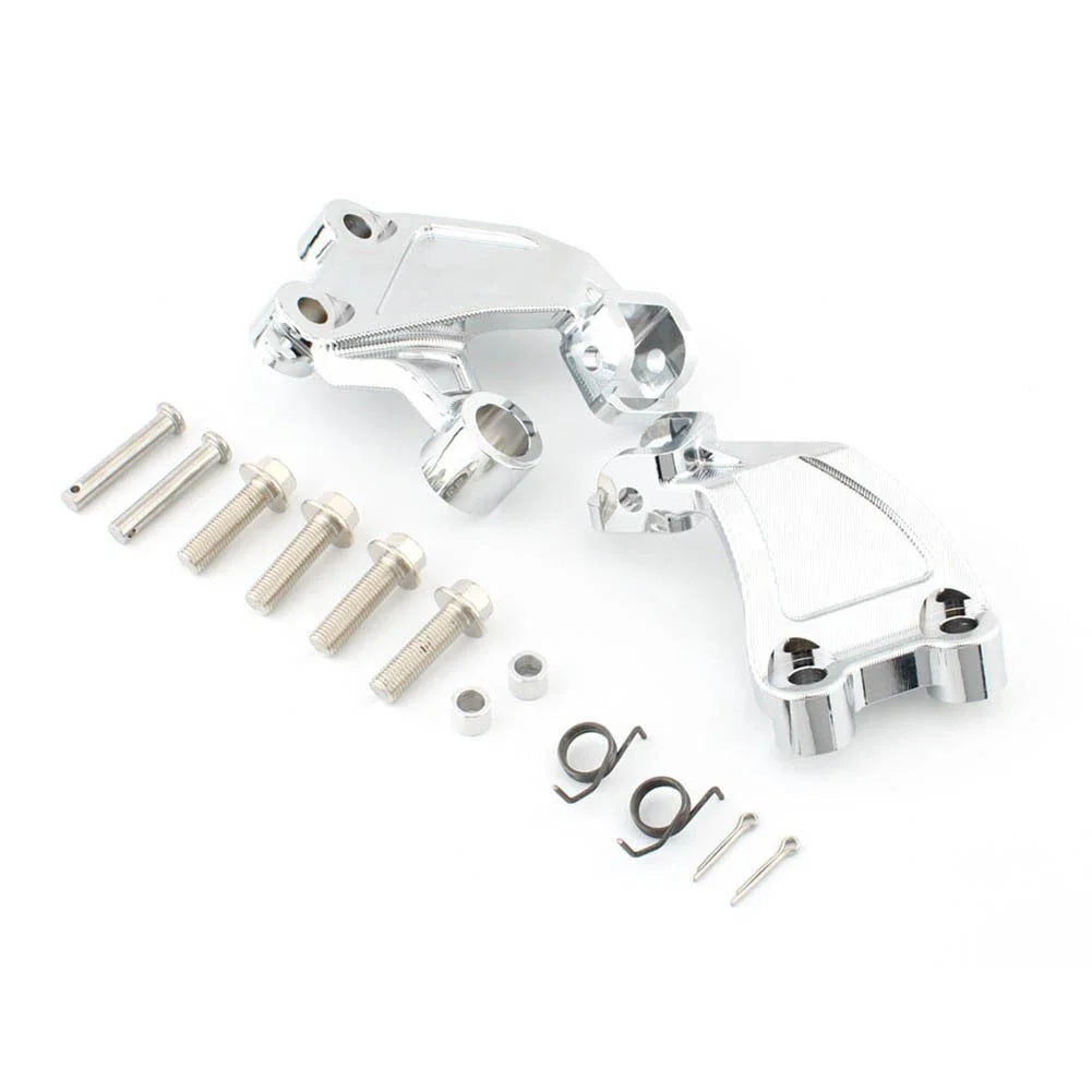 Rider Footrest Pegs Mount Bracket for Yamaha Vmax 1200 VMX1200 (1985-2007)