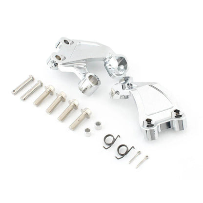 Rider Footrest Pegs Mount Bracket for Yamaha Vmax 1200 VMX1200 (1985-2007)