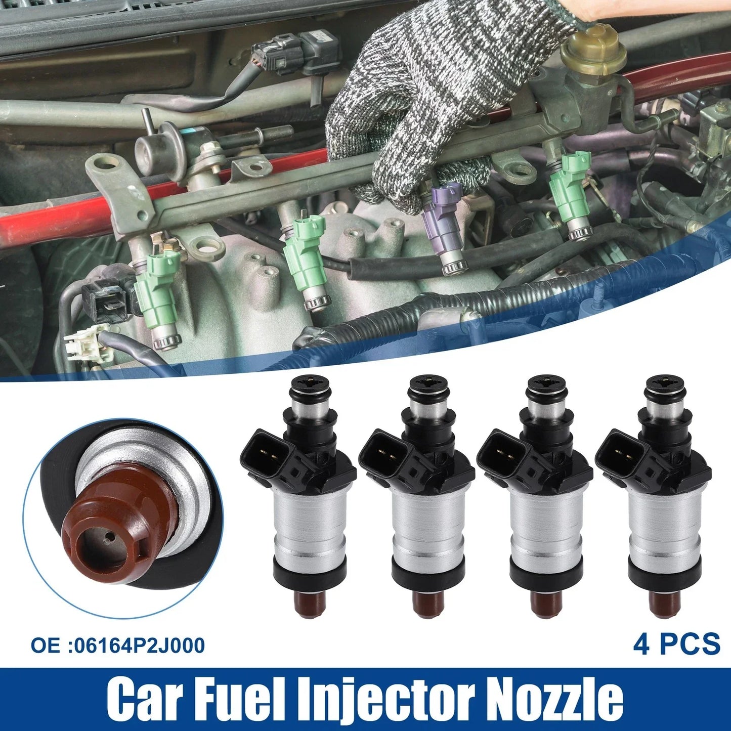 4 x Fuel Injector Nozzles for Honda Acura CL 2.3L (1999)