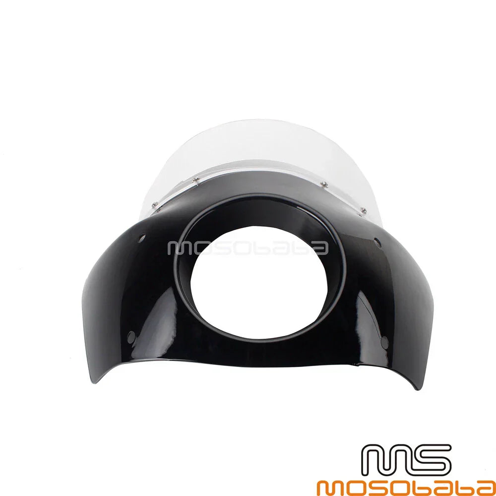 ABS Headlight Fairing w/ 11'' Clear Windshield for Harley Sportster XL (2004-2023)