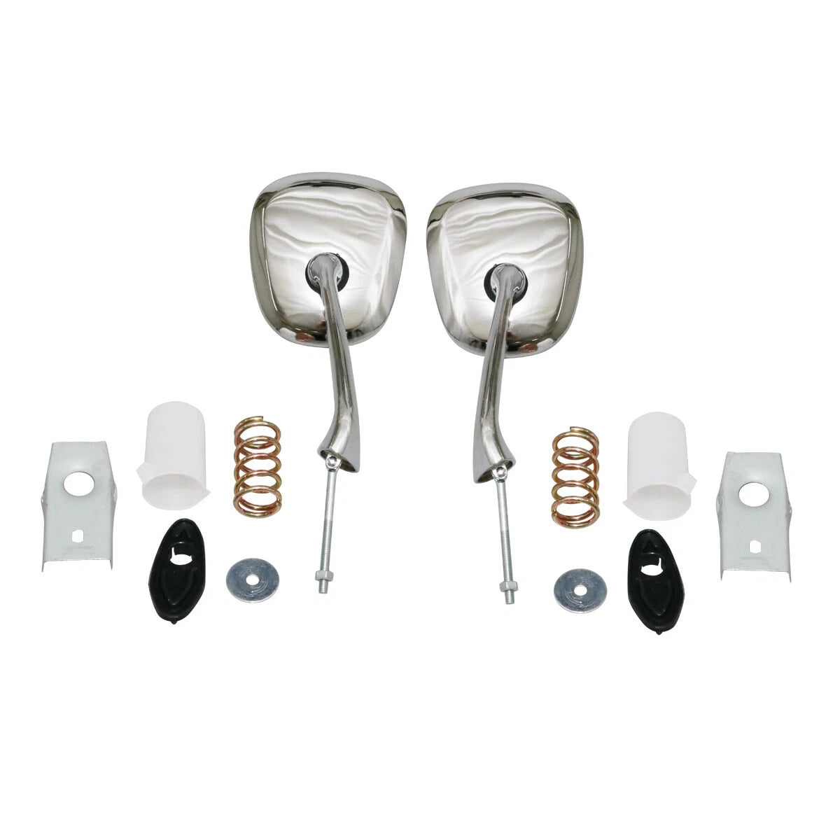 Chrome Fender Mirrors for Honda Accord 1st Gen SJ-SM 1976-1981