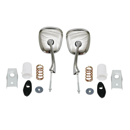 Chrome Fender Mirrors for Honda Accord 1st Gen SJ-SM 1976-1981