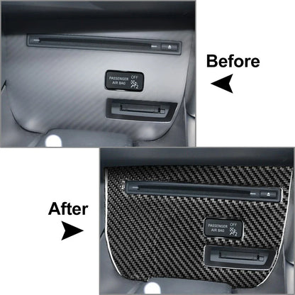 CD Panel Cover Trim for Nissan GTR R35 (2008-2016) Black RHD