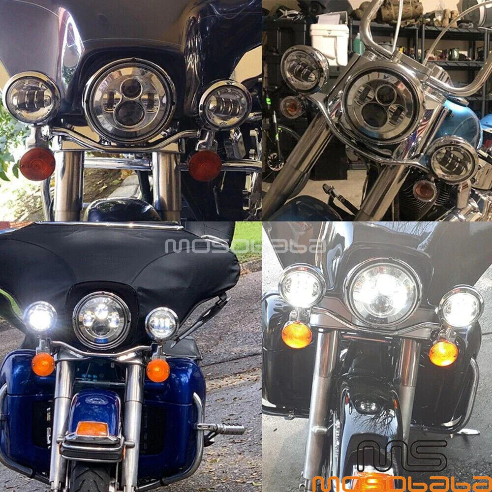 Auxiliary Fog Light Bucket Housing  For Harley Street Glide FLHX FLHXS (2016)