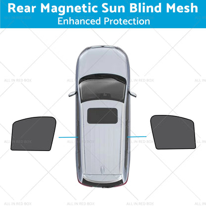 Rear Magnetic Sun Blind Mesh for LDV T60 Ute (2017-2024) UVA & UVB Protection