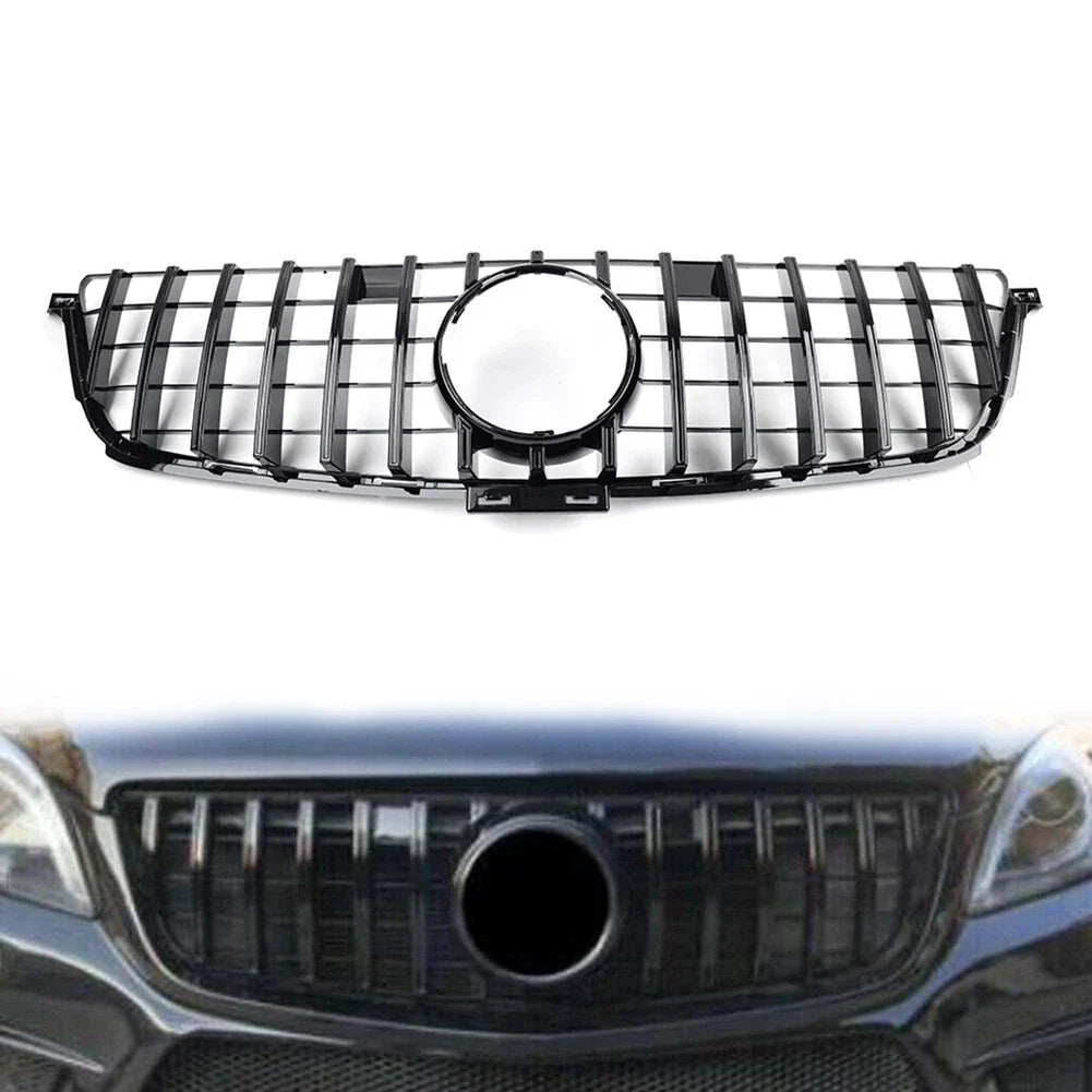 GTR Style Front Bumper Radiator Hood Grille for Benz ML Class W166 (2012-2015)