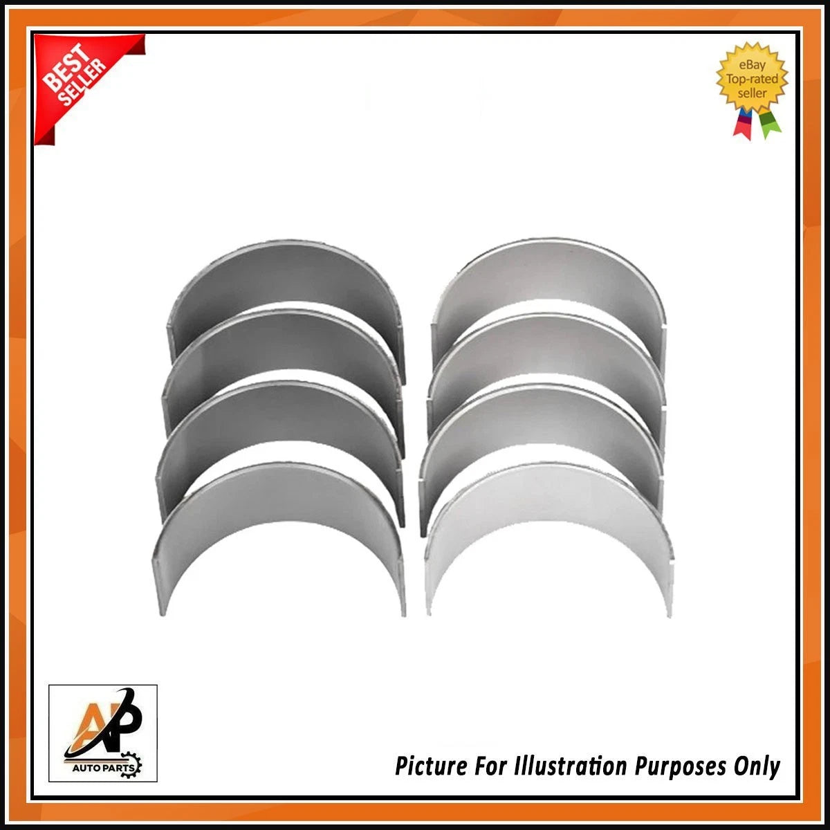 Crankshaft Main and Big End Bearing Set STD Replacement for Maserati Ghibli (2014–2019)