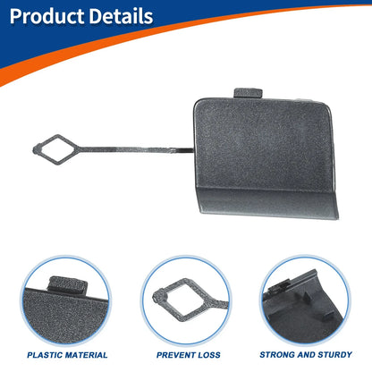 Rear Tow Hook Cover for Mercedes-Benz W212 E200 (2010-2016) Gray