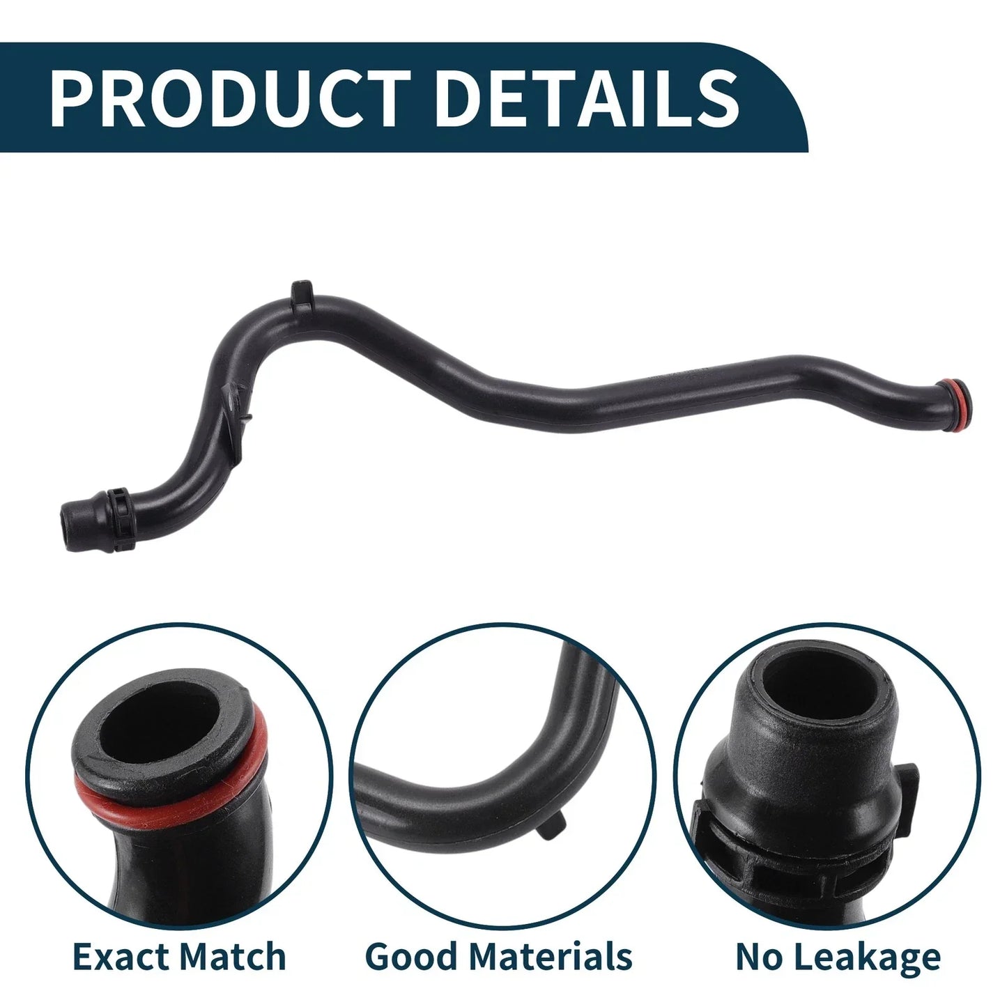 Radiator Hose for Porsche Cayenne 2011-2018 Plastic Coolant Pipe