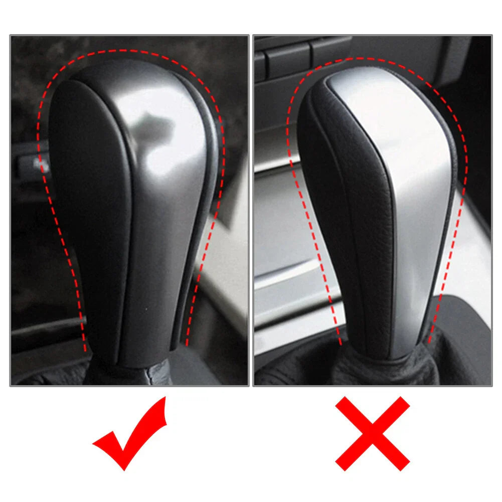 Gear Shift Knob Cover Trim for BMW 3 5 Series X3 X5 E60 E61 E90 E92 E93 E83 (2006-2013)