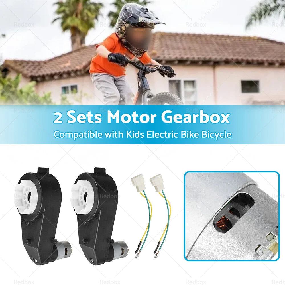 12V Electric Motor Gear Box for Kid Ride On Bike Car
