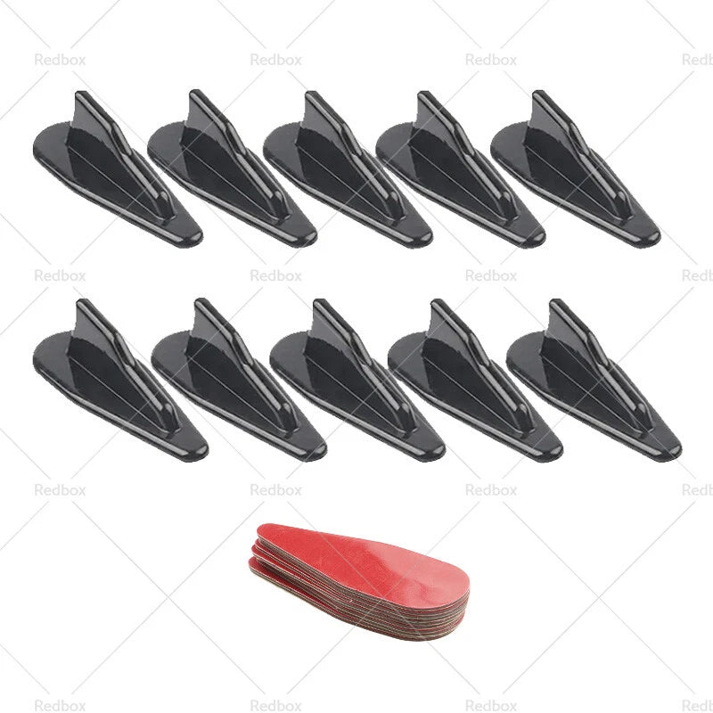 10 x Diffuser Shark Fin Spoiler Roof Wing Air Vortex Generator