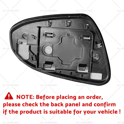 Left Side Mirror Glass with Back Plate for Toyota Yaris (2012-2017)