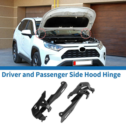 Hood Hinges for Honda Civic 2016-2021 Front Bonnet Bracket Black 2 x