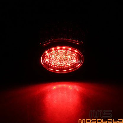 Chrome LED Taillight Rear Brake Light Lens for Ford Model A (1928-1931)