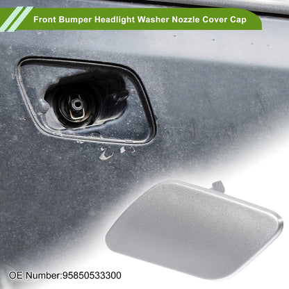 Washer Nozzle Cover for Porsche Cayenne 92A (2011-2018) - Silver Tone