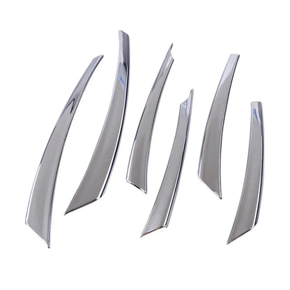 Chrome Front Grille Trims for Nissan Versa Latio Almera (2015-2017)