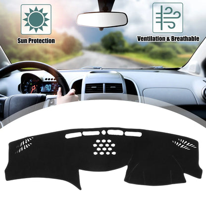 Black Polyester Non-Slip Dashboard Cover for LEXUS GS (2006-2011)