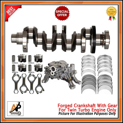 Forged Crankshaft with Engine Rebuild Kit for Land Rover Jaguar 2.0D (2010–2016)