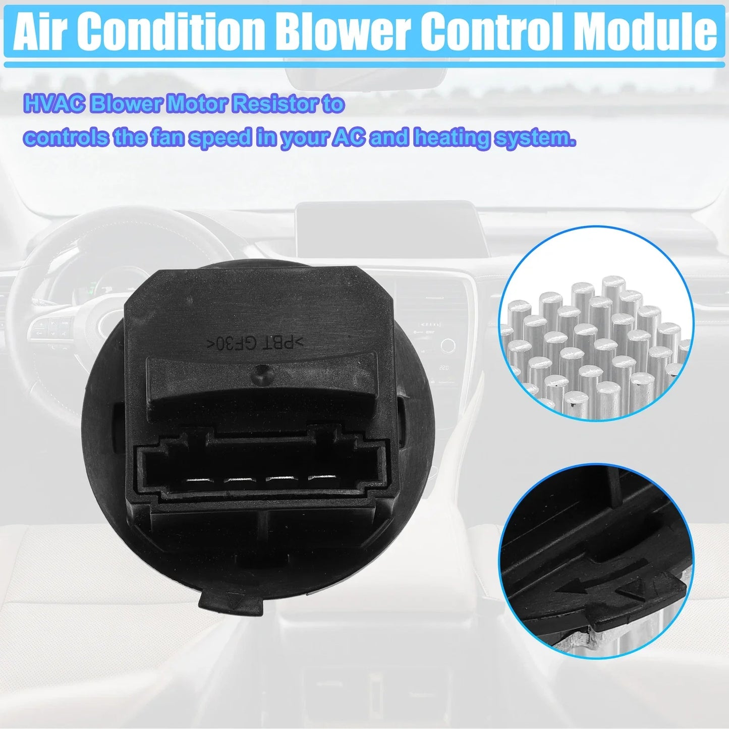 HVAC Blower Motor Resistor for Mercedes-Benz Sprinter (2010-2018)