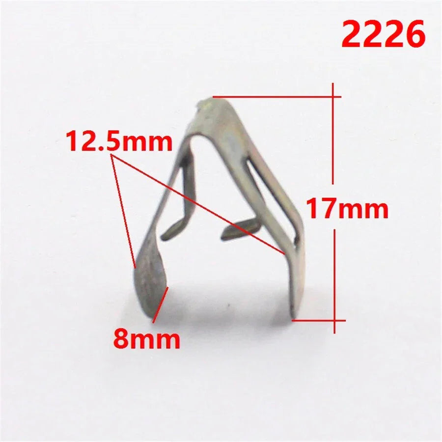 40Pcs Metal Retaining Clips for Universal Car Dash Radio Panel Fasteners