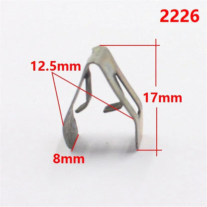 40Pcs Metal Retaining Clips for Universal Car Dash Radio Panel Fasteners
