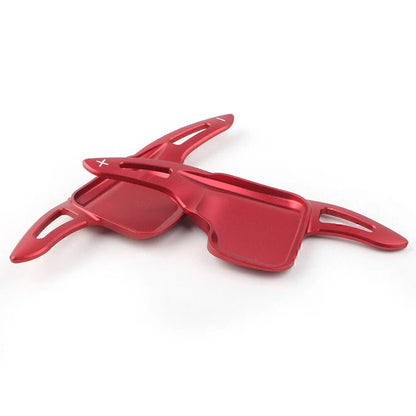 Red Steering Wheel Paddle Extensions for BMW 2 3 4 5 6 Series X1