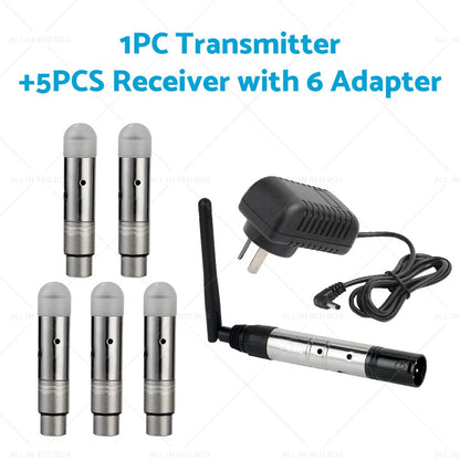 DMX512 Wireless Receiver Transmitter 2.4G for Stage Lighting Effects