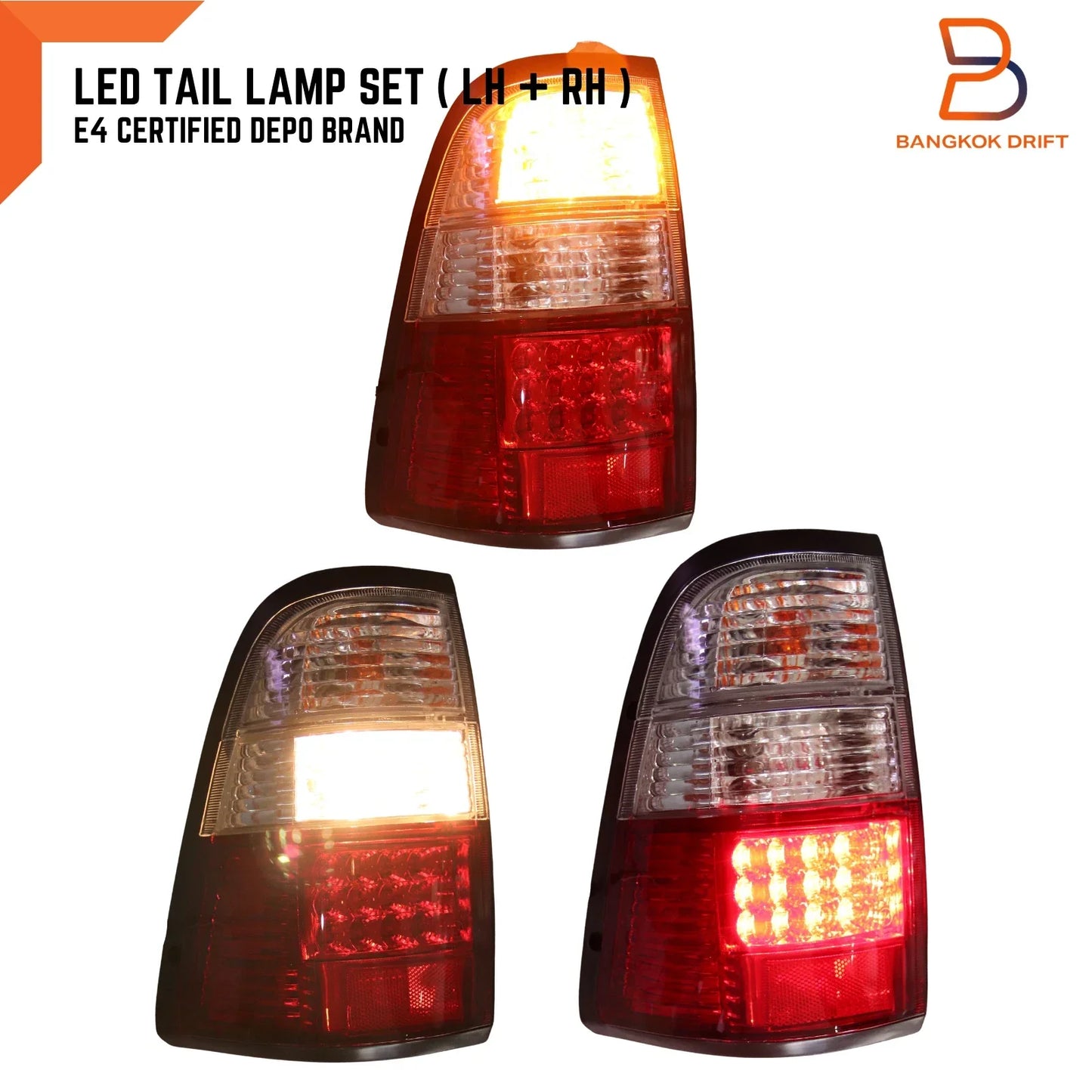 Genuine DEPO LED Tail Light for Holden Rodeo Ute (1998-2003)