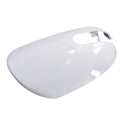 White Left & Right Side Door Mirror Cover Caps for Kia Forte (2009-2012)