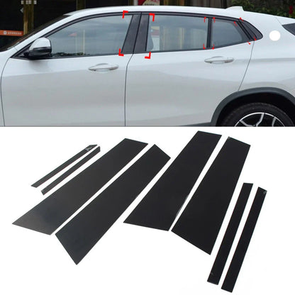 8 x Car Door Window Pillar Post Cover Trim for BMW X2 F39 (2018-2021)