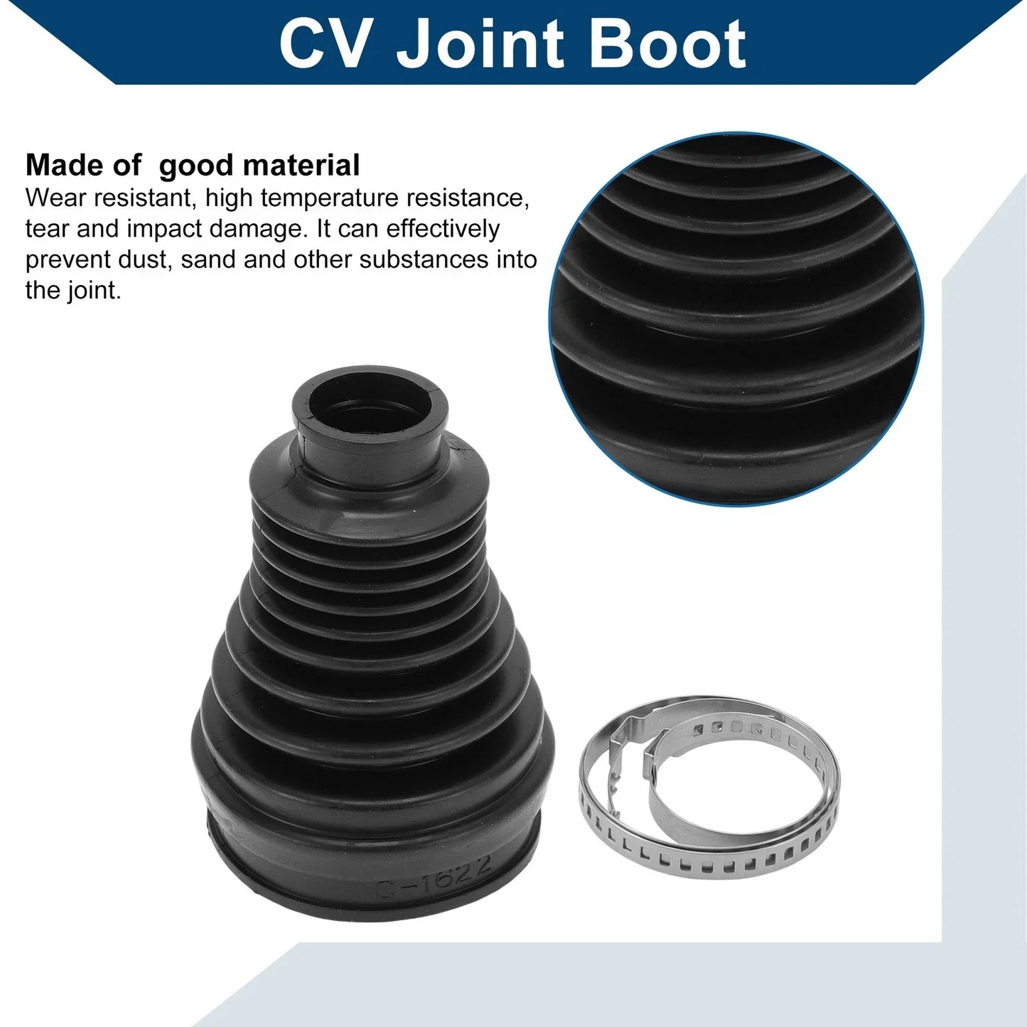 Inner CV Joint Boot Kit with Clamps for Porsche 911 (2011-2016)
