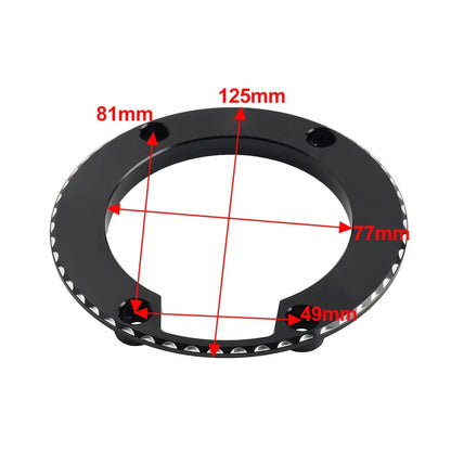 CNC Black Fuel Tank Gas Cap Ring for Suzuki GSX 1300R Hayabusa (2021-2025)
