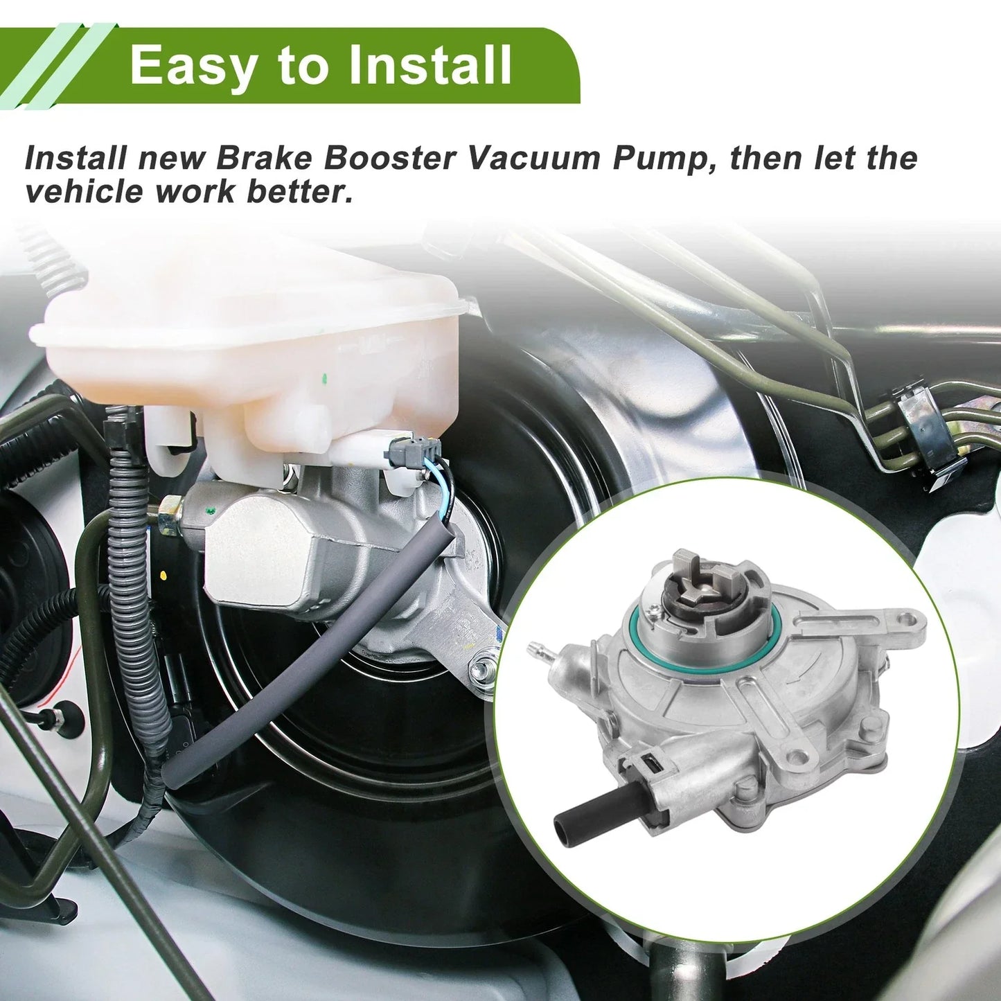 Brake Vacuum Pump for Mercedes-Benz C230 2006-2007 V6 2.5L 1 x Unit