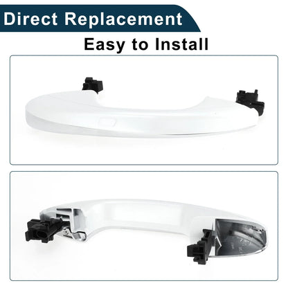 Exterior Door Handle for Mercedes-Benz W205 (2015-2023) Black White