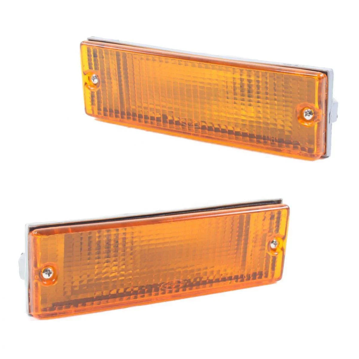 Front Bumper Light Indicator Pair Fits Mitsubishi L200 Triton Pickup 1986-96 D06
