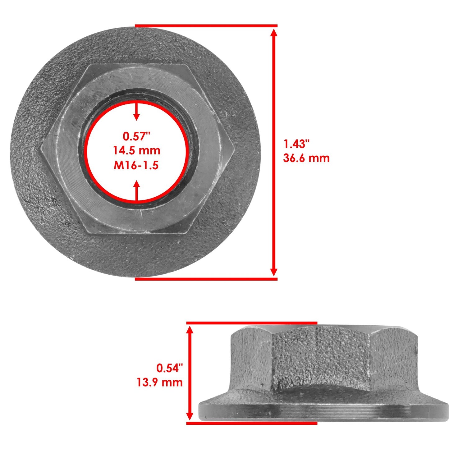 Deck Blade and Nut Kit for Cub Cadet CC 760 CC 800 (197?–?)