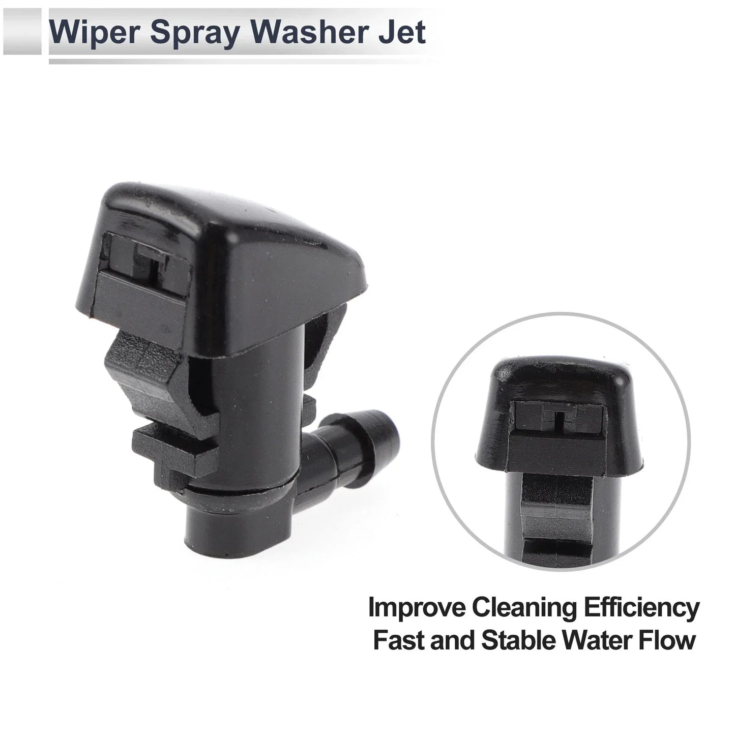 Washer Nozzle & 6 x Hose Connectors for Dodge (No.68269108AA) 2011-2023