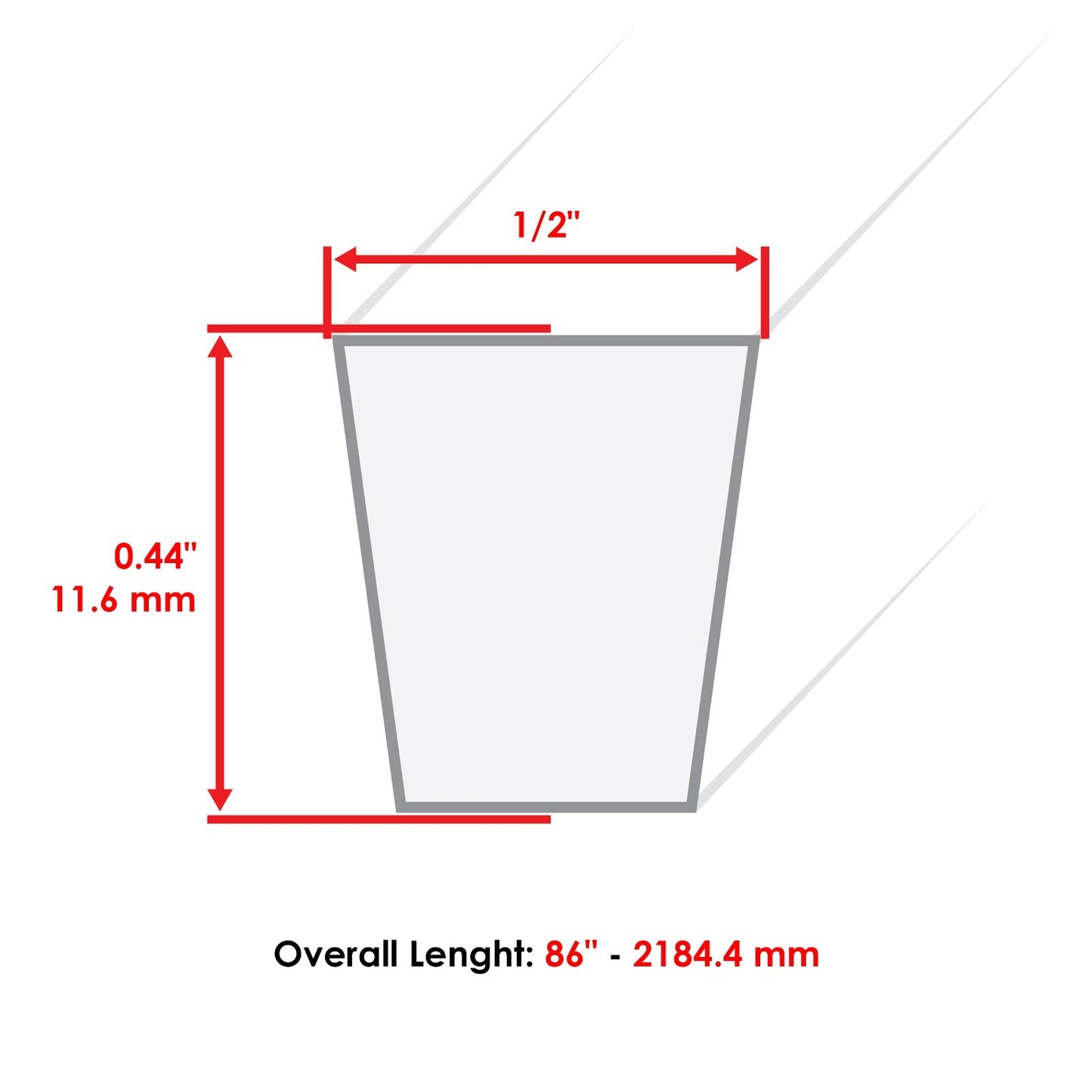 Deck Belt Replacement for Murray 38 inch 40 inch (1970–1999)