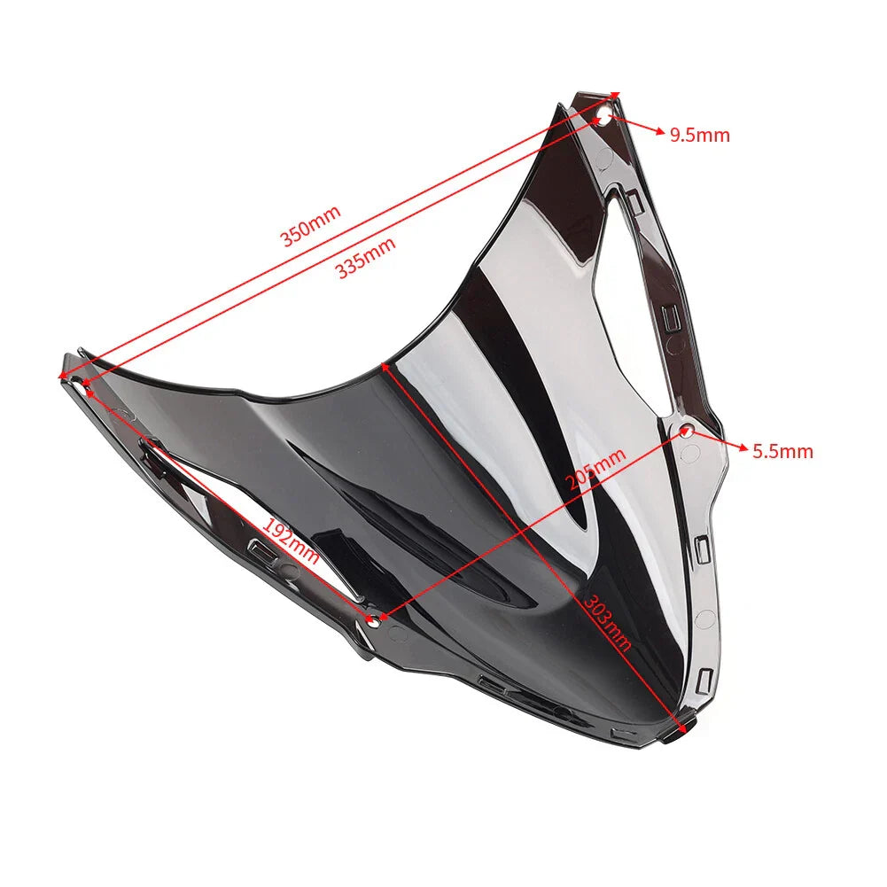 Motorcycle Front Windscreen for Kawasaki Ninja ZX-6R ZX636 (2024)