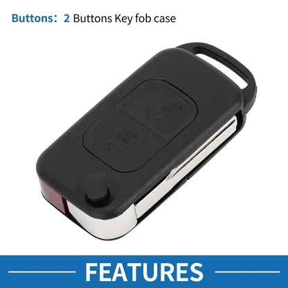 Keyless Entry Remote Key Shell Case for Mercedes Benz SLK Class (2000-2004)