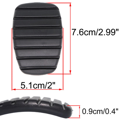 Pedal Pad Cover Set for Renault Modus 2004–2012 Front UK Replacement
