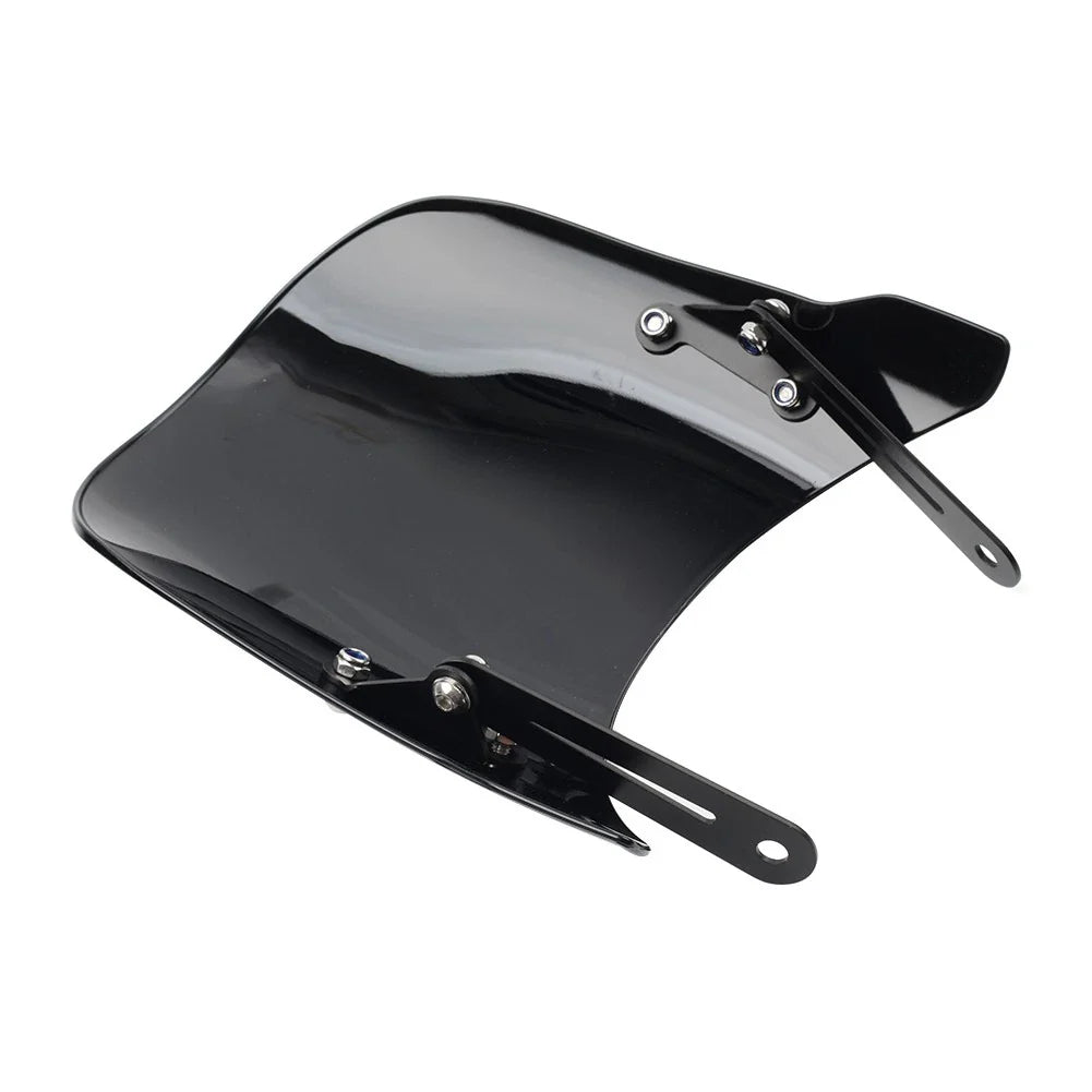 Black Windshield for MOTO GUZZI V7 Classic V9 Bobber (2016-2023)