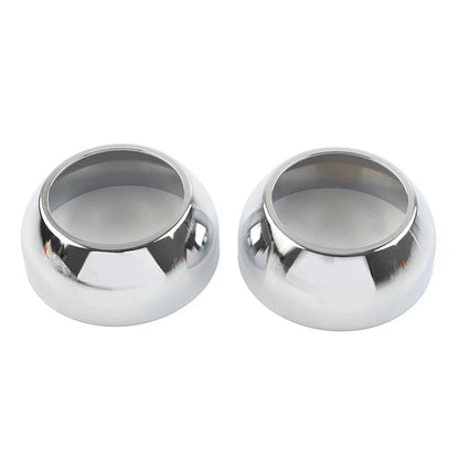 39mm Chrome Front Fork Boot Cap Covers for Harley Sportster Dyna FXR FXD