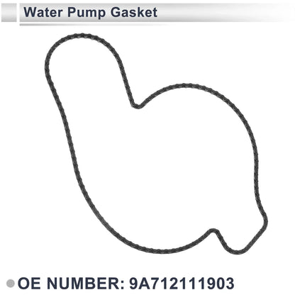 Water Pump Gasket for Porsche Cayenne 2019-2024 Rubber 1 x Engine Component