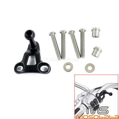 Black Cell Phone Holder Mount for Harley Street Glide ST (2022-2023)