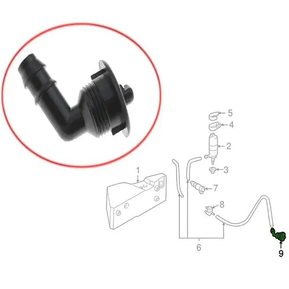 Headlight Washer Nozzle for Mercedes-Benz G63 G550 G500 (2013-2023)