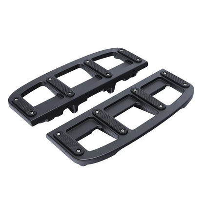 Matte Black Rider Driver Footboard for Harley Fat Boy Heritage Classic (18-24)
