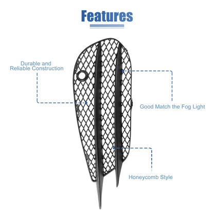 Front Fog Light Grille Cover Trim for Mercedes-Benz (2010-2015)