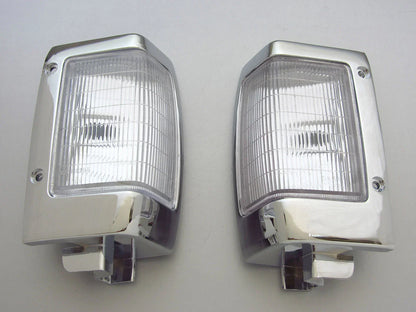 Chrome Front Corner Light Signal Indicator for Nissan Navara D21 (1992-1997)